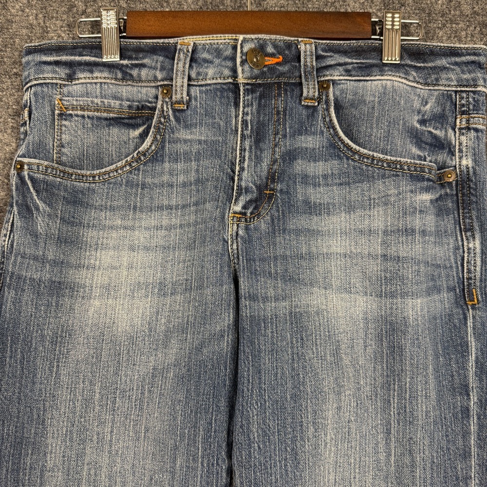 Lee Modern Series L342 Unisex Jean Straight Fit Straight Leg Sz 33x30 Distressed - Picture 2 of 10